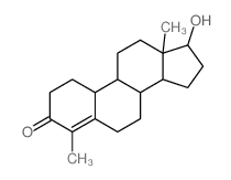 Estr-4-en-3-one,17-hydroxy-4-methyl-, (17b)- structure