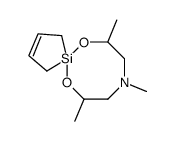 7,9,11-trimethyl-6,12-dioxa-9-aza-5-silaspiro[4.7]dodec-2-ene结构式