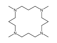 1,5,9,13-tetramethyl-1,5,9,13-tetrazacyclohexadecane Structure