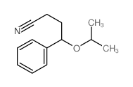 Benzenebutanenitrile, g-(1-methylethoxy)-结构式