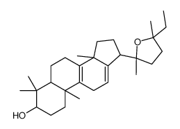 17-(5-ethyl-2,5-dimethyloxolan-2-yl)-4,4,10,14-tetramethyl-1,2,3,5,6,7,11,15,16,17-decahydrocyclopenta[a]phenanthren-3-ol Structure