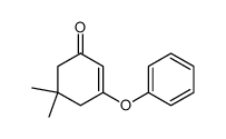 5,5-dimethyl-3-phenoxycyclohex-2-en-1-one结构式