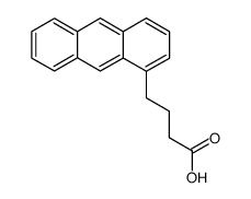 γ-(1-anthryl)butyric acid Structure