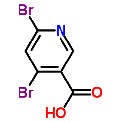 4,6-Dibromonicotinic acid Structure