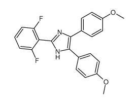 2-(2,6-difluorophenyl)-4,5-bis(4-methoxyphenyl)-1H-imidazole Structure