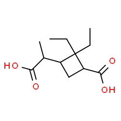 Cyclobutaneacetic acid, 3-carboxy-2,2-diethyl-alpha-methyl- (9CI) picture