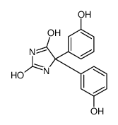 5,5-bis(3-hydroxyphenyl)imidazolidine-2,4-dione Structure