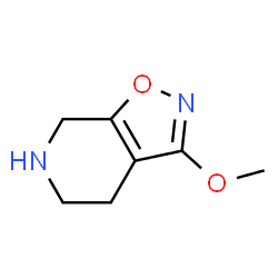 Isoxazolo[5,4-c]pyridine, 4,5,6,7-tetrahydro-3-methoxy- (9CI)结构式