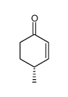 (+)-(R)-4-methyl-2-cyclohexene-1-one Structure
