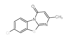 8-chloro-2-methylpyrimido[2,1-b][1,3]benzothiazol-4-one Structure