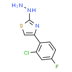 4-(2-CHLORO-4-FLUOROPHENYL)-2(3H)-THIAZOLONE HYDRAZONE Structure