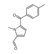 1-metil-5-p-metilbenzoil-1H-pirrolo-2-carbossialdeide结构式