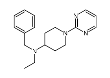 N-benzyl-N-ethyl-1-pyrimidin-2-ylpiperidin-4-amine结构式