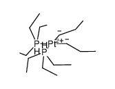 di-n-propylbis(triethylphosphine)platinum(II)结构式