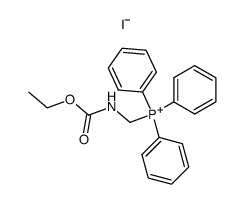 [[(ethoxycarbonyl)amino]methyl]triphenylphosphonium iodide结构式