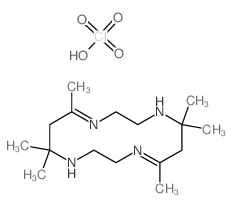 1,4,8,11-Tetraazacyclotetradeca-4,11-diene,5,7,7,12,14,14-hexamethyl-, diperchlorate structure