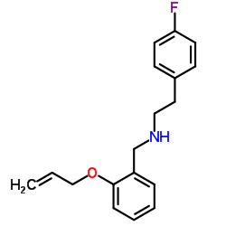 N-[2-(Allyloxy)benzyl]-2-(4-fluorophenyl)ethanamine结构式