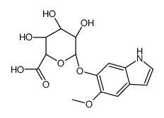 6-hydroxy-5-methoxyindole glucuronide Structure