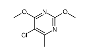 5-chloro-2,4-dimethoxy-6-methylpyrimidine Structure