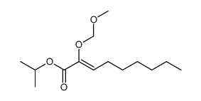 isopropyl 2-(methoxymethoxy)non-2-enoate Structure