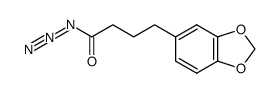 4-(benzo[d][1,3]dioxol-5-yl)butanoyl azide Structure