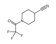 4-Piperidinecarbonitrile, 1-(trifluoroacetyl)- (9CI) Structure