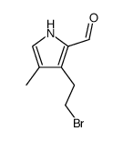 3-(2-bromoethyl)-4-methyl-1H-pyrrole-2-carbaldehyde Structure