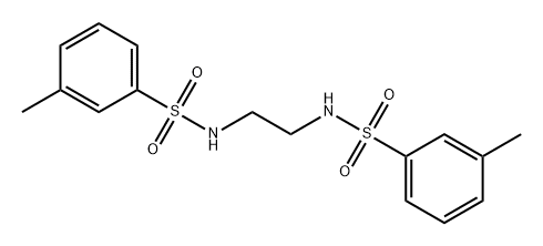 Benzenesulfonamide, N,N'-1,2-ethanediylbis[3-methyl-结构式