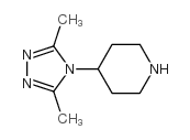 4-(3,5-Dimethyl-4H-1,2,4-triazol-4-yl)piperidine Structure