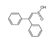 2,2-diphenylvinylsulfinic acid Structure