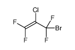 3-bromo-2-chloro-1,1,3,3-tetrafluoroprop-1-ene结构式