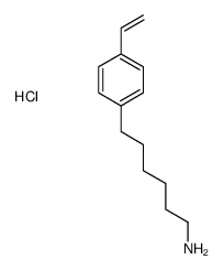 6-(4-ethenylphenyl)hexan-1-amine,hydrochloride结构式