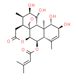 6 alpha-senecioyloxychaparrin结构式