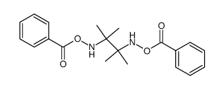 O,O'-dibenzoyl-2,3-bis(hydroxylamino)-2,3-dimethylbutane结构式
