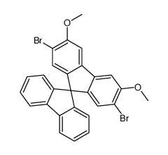2',7'-dibromo-3',6'-dimethoxy-9,9'-spirobi[fluorene]结构式