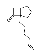 Bicyclo[3.2.0]heptan-6-one, 5-(5-hexenyl)- (9CI) structure