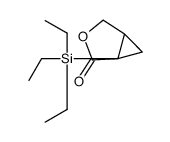(1S,5R)-1-triethylsilyl-3-oxabicyclo[3.1.0]hexan-2-one Structure