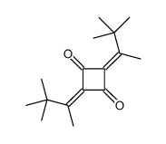 2,4-bis(3,3-dimethylbutan-2-ylidene)cyclobutane-1,3-dione Structure