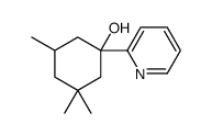 3,3,5-trimethyl-1-(2-pyridyl)cyclohexan-1-ol structure