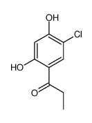 1-(5-chloro-2,4-dihydroxyphenyl)propan-1-one结构式