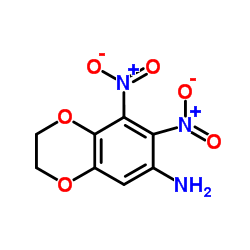 7,8-Dinitro-2,3-dihydro-1,4-benzodioxin-6-amine Structure