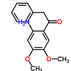 1-(2-AMINO-4,5-DIMETHOXY-PHENYL)-2-PHENYL-ETHANONE结构式