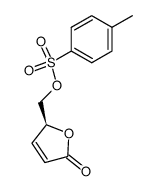 (-)-(S)-5-p-toluenesulfonyloxymethyloxol-3-en-2-one Structure