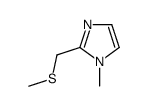1-methyl-2-(methylsulfanylmethyl)imidazole结构式