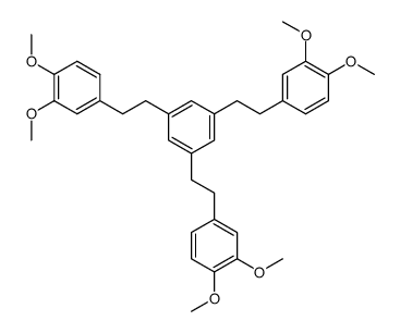 1,3,5-tris-(3,4-dimethoxy-phenethyl)-benzene Structure