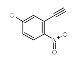 4-CHLORO-2-ETHYNYL-1-NITRO-BENZENE结构式