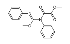 (methoxy-phenylimino-methyl)-phenyl-oxalamic acid methyl ester结构式