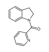 indolin-1-yl(pyridin-2-yl)methanone结构式