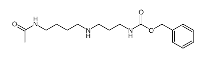 N8-acetyl-n1-phenylmethoxycarbonylspermidine Structure