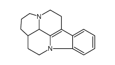 2,3,41,5,6,12,13,13a-octahydro-1H-indolo[3,2,1-de]pyrido[3,2,1-ij][1,5]naphthyridine结构式